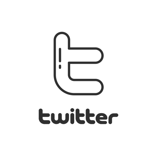 Label, logo, twitter, twitter logo icon